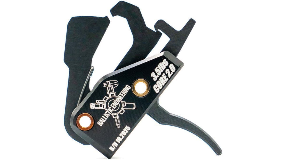 Ballistic Engineering AR Core Trigger, Curved, 4lb, Black, ARCORECR