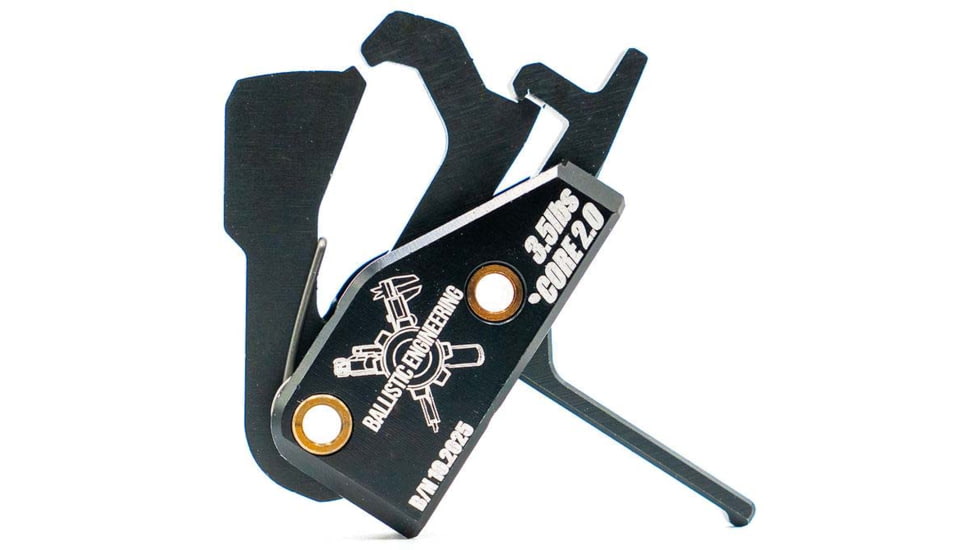 Ballistic Engineering AR Core Trigger, Straight, 4lb, Black, ARCOREST