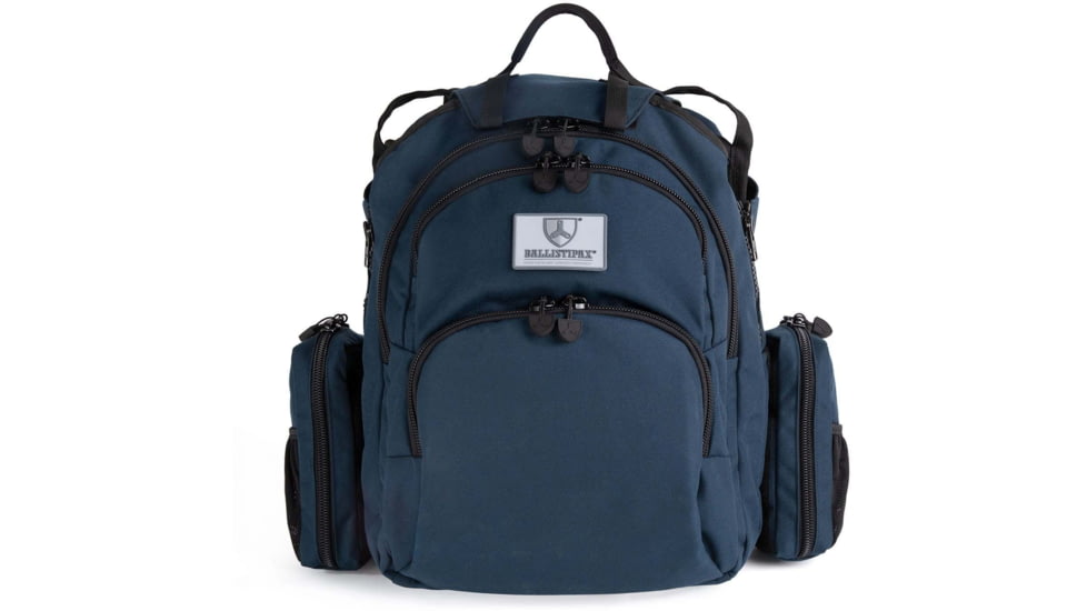 Ballistipax ASR SURVIVOR-1 Kit &amp; Rifle Armor III Plus PE Backpack, Navy, S1NVASR