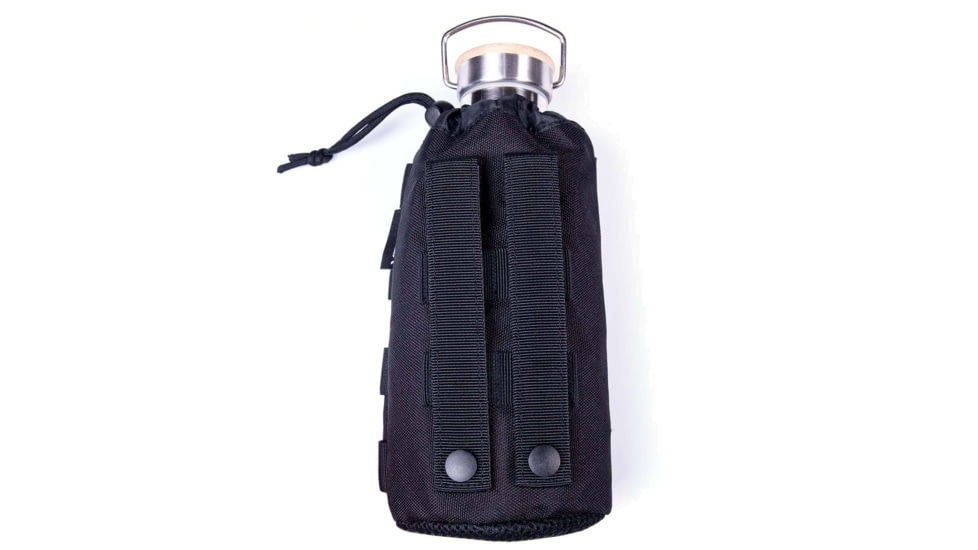 Ballistipax Large Drink Holder for Survivor-1 MOLLE, Black, Large, S1DHM1LBK