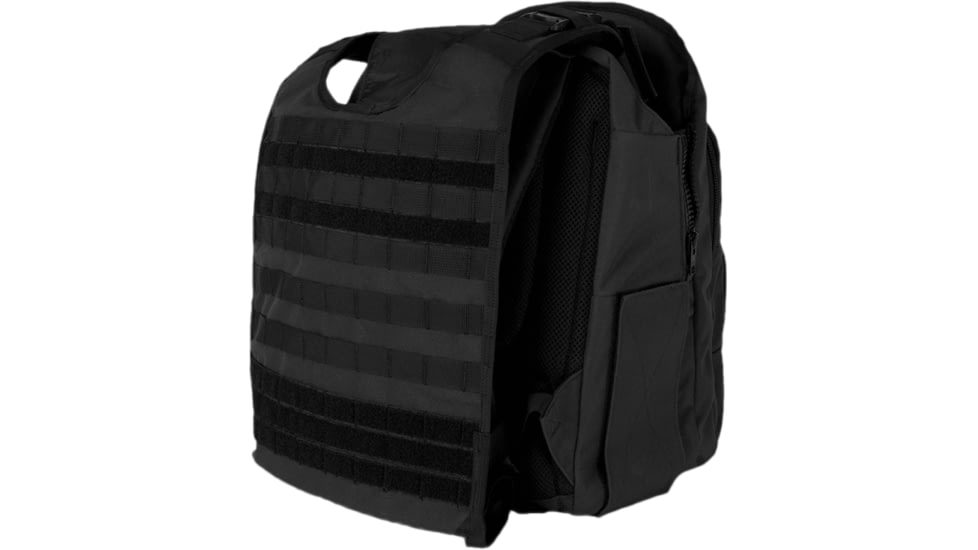 Ballistipax SURVIVOR-1 Flex Pistol Armor IIIA Backpack, 10x12, Black, S1SFT1012BK