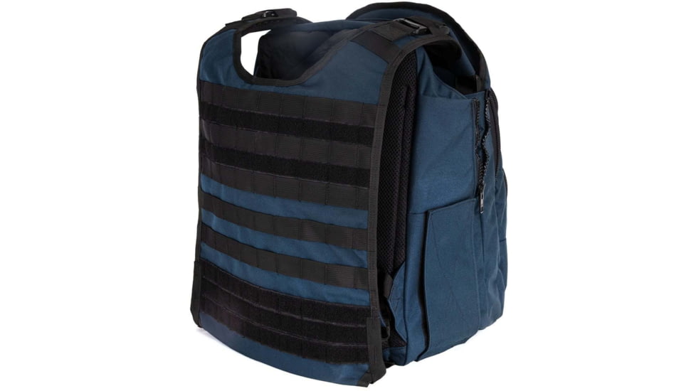 Ballistipax SURVIVOR-1 Flex Pistol Armor IIIA Backpack, 10x12, Navy, S1SFT1012NV