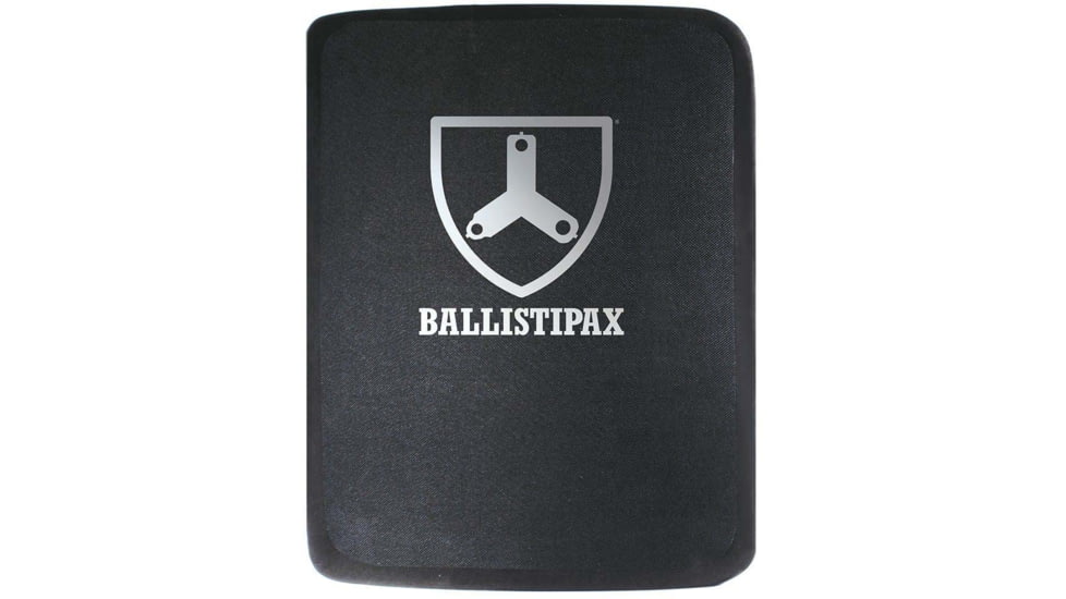 Ballistipax Armor Plate III Plus PE Rectangular, 11x14, Flat, Black, S1PER1114BKF