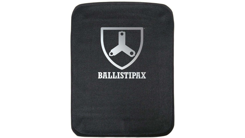 Ballistipax Armor Plate IIIA Hard Rectangular, 10x12, Single Curve, Black, S1HRDR1012BKSC