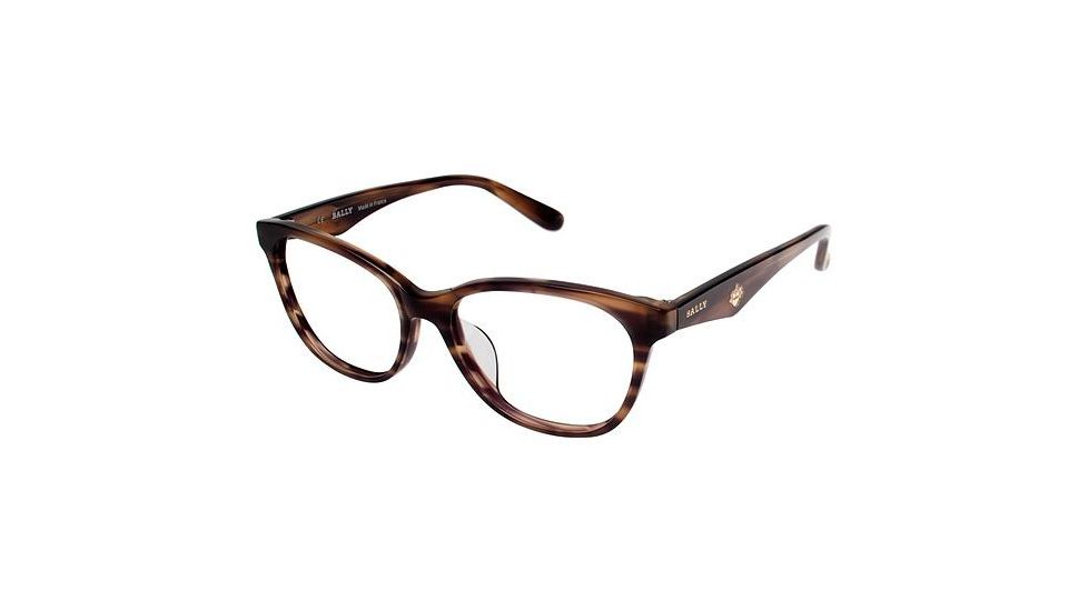 Bally of Switzerland BY1002A Eyeglass Frames - Frame BROWN, Size 55/16mm BY1002A22