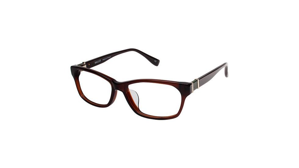 Bally of Switzerland BY1007A Progressive Prescription Eyeglasses - Frame BROWN, Size 54/15mm BY1007A02