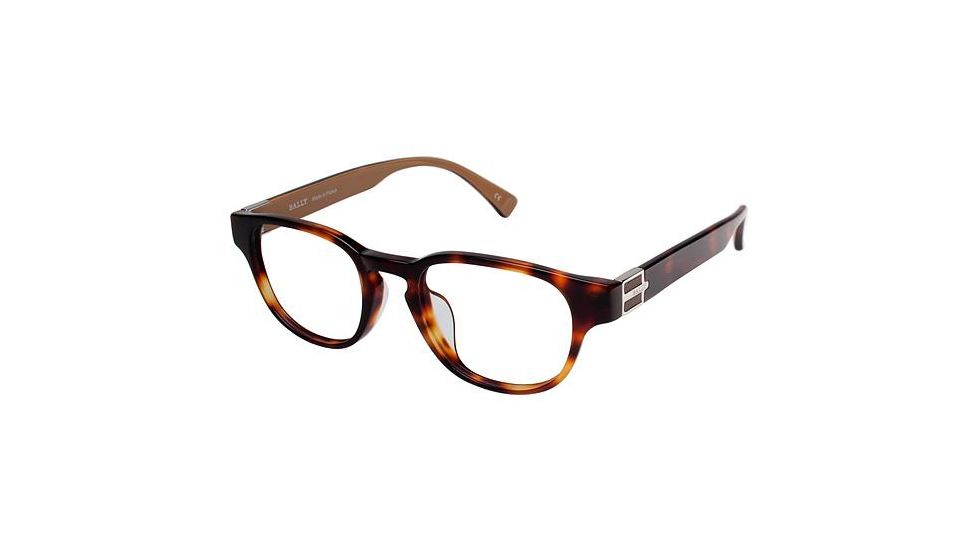 Bally of Switzerland BY3003A Single Vision Prescription Eyeglasses - Frame TORTOISE, Size 51/21mm BY3003A01