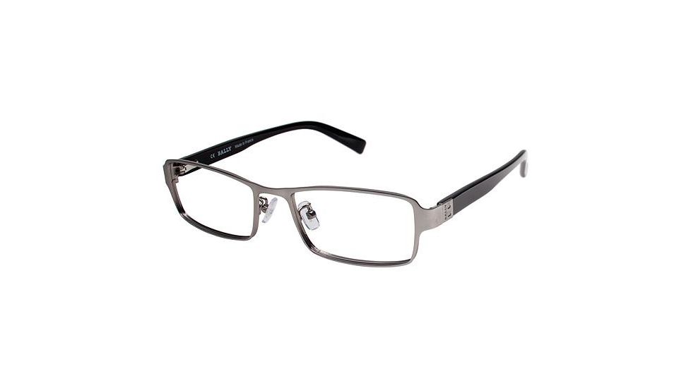 Bally of Switzerland BY3010A Eyeglass Frames - Frame GUNMETAL/BLACK, Size 55/18mm BY3010A10