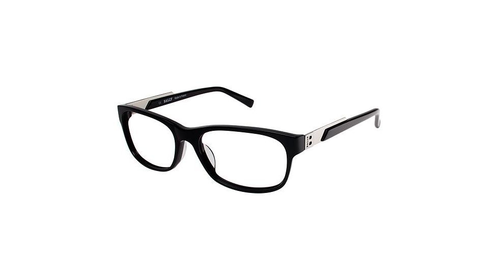 Bally of Switzerland BY3015A Bifocal Prescription Eyeglasses - Frame BLACK/SILVER, Size 58/17mm BY3015A00