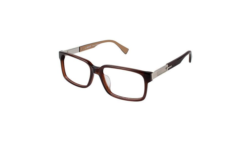 Bally of Switzerland BY3035A Progressive Prescription Eyeglasses - Frame BROWN, Size 57/16mm BY3035A02