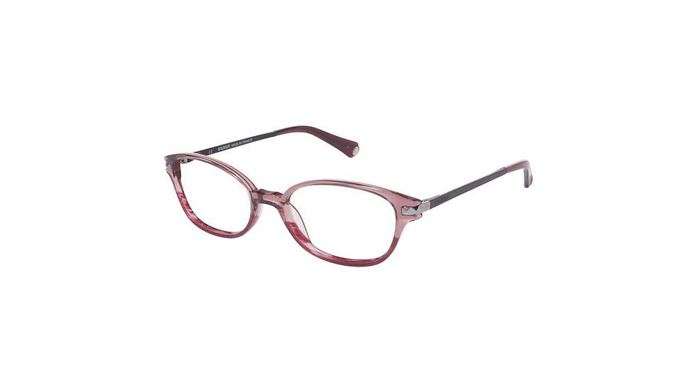 Balmain 1016 Single Vision Prescription Eyeglasses - Frame RASPBERRY, Size 51/17mm BL101604