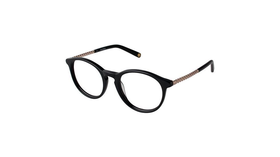 Balmain 1063 Single Vision Prescription Eyeglasses - Frame Black, Size 48/18mm BL106301