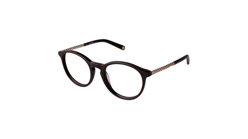 Balmain 1063 Single Vision Prescription Eyeglasses - Frame Chocolate Brown, Size 48/18mm BL106302