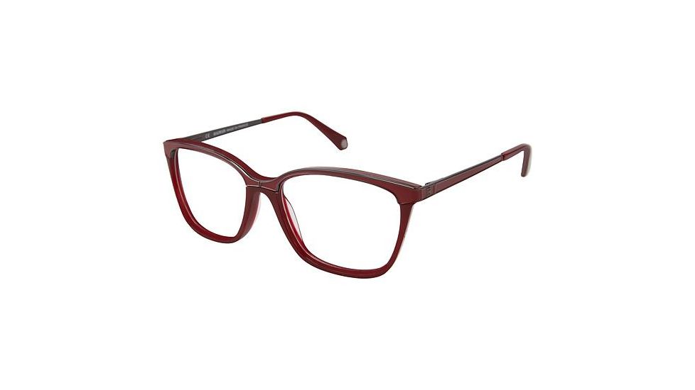 Balmain 1064 Progressive Prescription Eyeglasses - Frame Red, Size 54/15mm BL106403