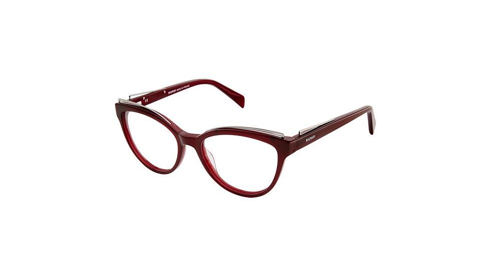 Balmain 1079 Progressive Prescription Eyeglasses - Frame Burgundy, Size 54/18mm BL107902