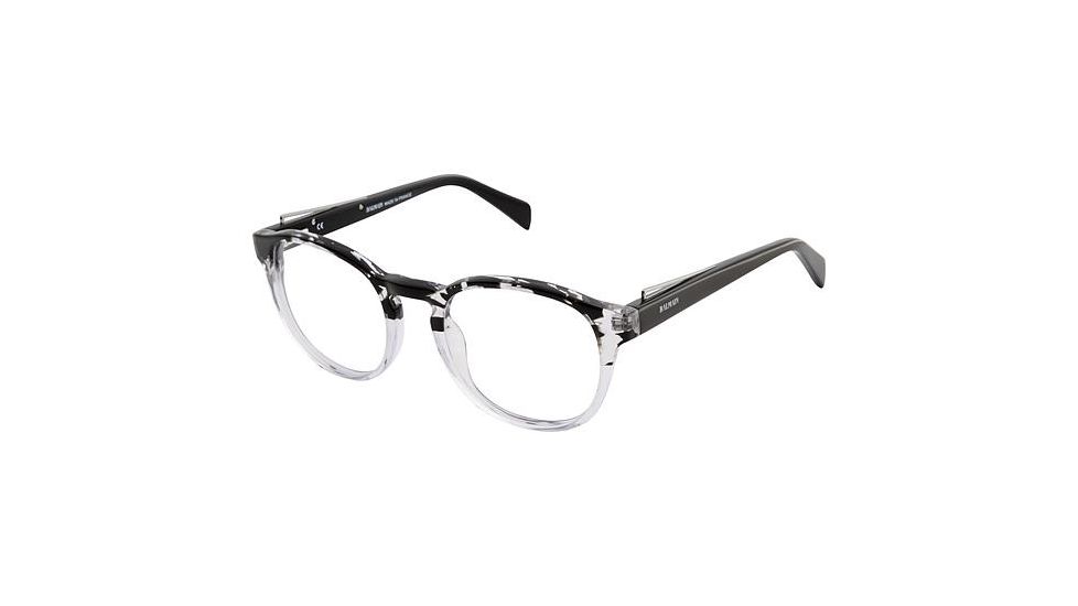 Balmain 1082 Bifocal Prescription Eyeglasses - Frame Black/Crystal, Size 50/20mm BL108202