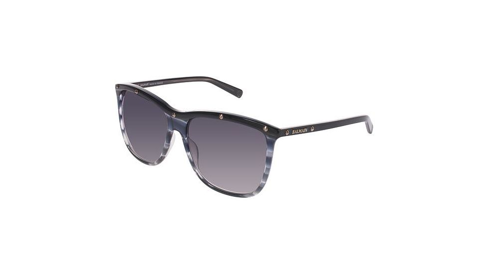 Balmain 2006 Single Vision Prescription Sunglasses BL200601 - Frame Color Black/Grey Horn