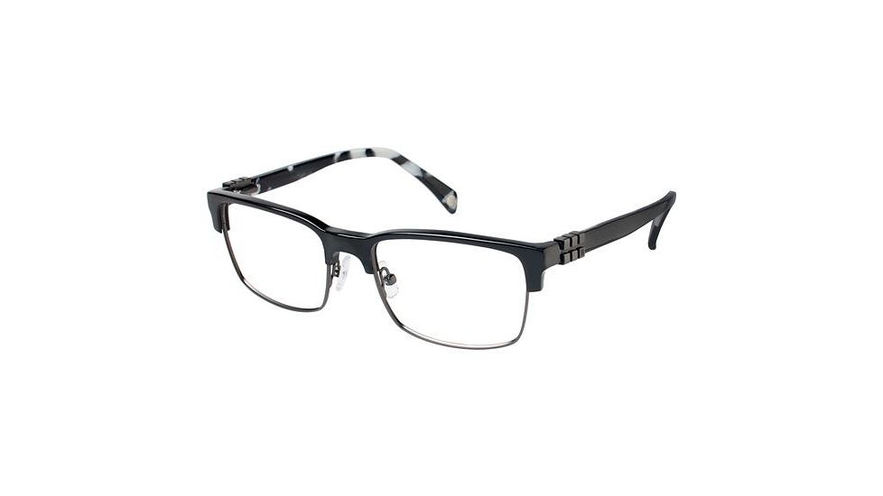 Balmain 3030 Progressive Prescription Eyeglasses - Frame BLACK, Size 54/18mm BL303001