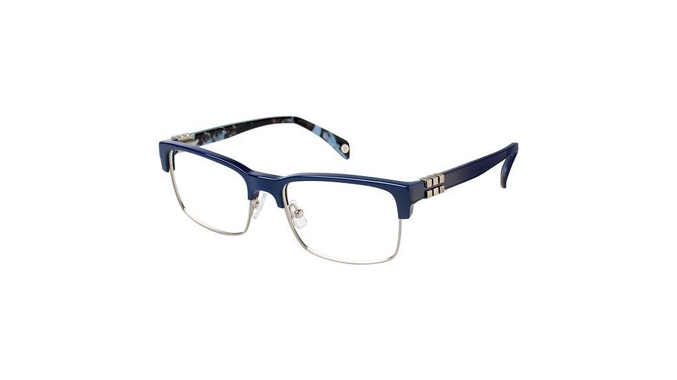 Balmain 3030 Progressive Prescription Eyeglasses - Frame BLUE, Size 54/18mm BL303003