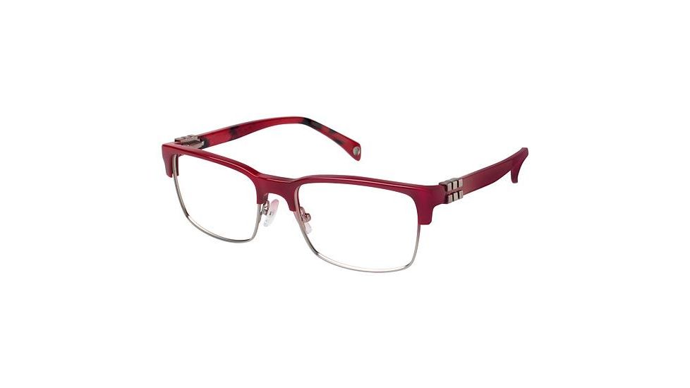 Balmain 3030 Progressive Prescription Eyeglasses - Frame RED, Size 54/18mm BL303002