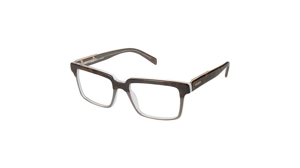 Balmain 3067 Single Vision Prescription Eyeglasses - Frame Tortoise/Grey, Size 53/18mm BL306703