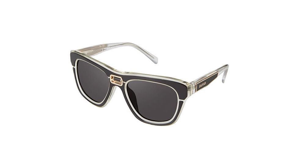 Balmain 8095 Sunglasses - Frame Black Crystal, Lens Color Grey, Size 52/19mm BL809501