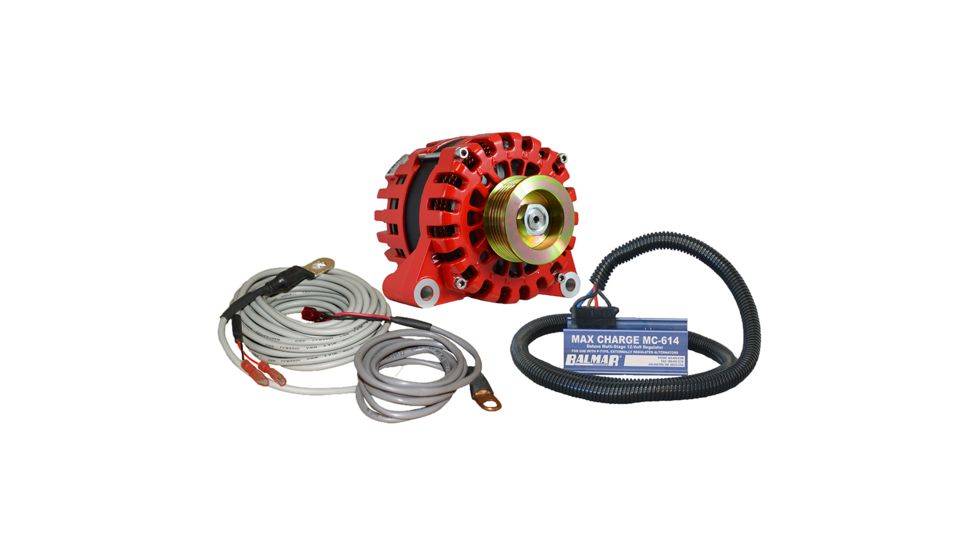 Balmar Alternator Vortec K6 Serpentine Pulley Regulator &amp; Temp Sensor - 170A - 12V 74958