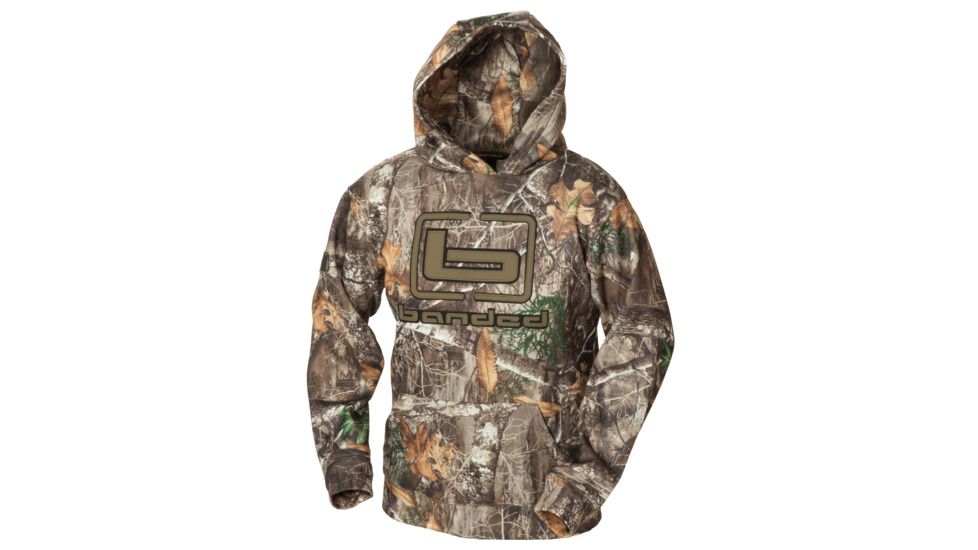 Banded B Logo Hoodie - Mens, Edge Camo, Extra Large, B1050007-ED-XL
