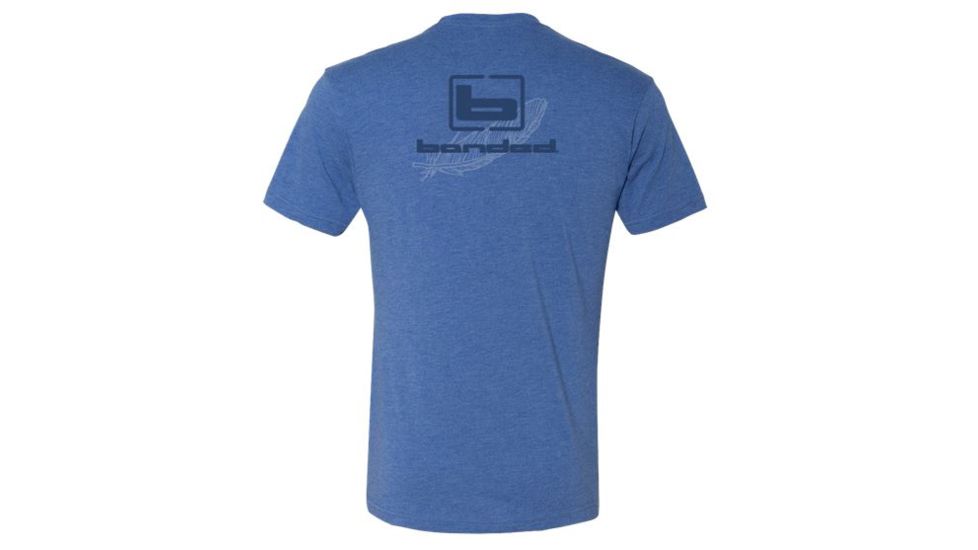 Banded Signature Short Sleeve Tee Active Fit - Men's, Vintage Royal, XL B06839