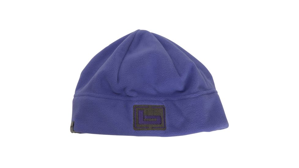 Banded Womens Fleece Beanie - Purple, B00605