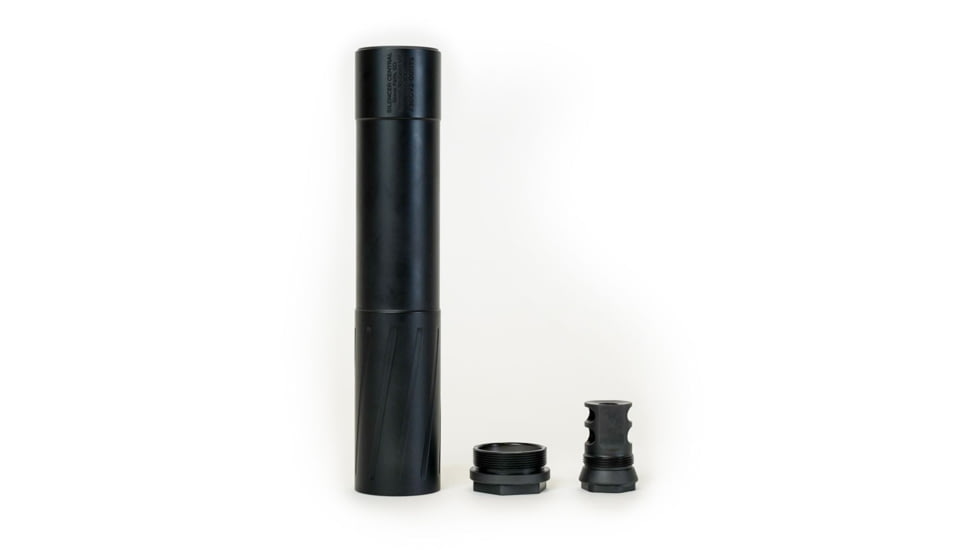 Banish HNT 30-V2 Gold TI MB .30 Caliber Suppressor, 5/8x24, 1.593x8.2in, Black, 100000111288