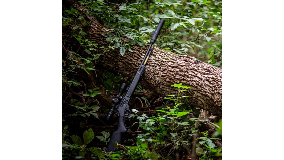 Banish HNT 46-V2 TI DTM 5.56x45mm NATO Suppressor, 5/8x24, 1.54x8 in, Black, 100000111324