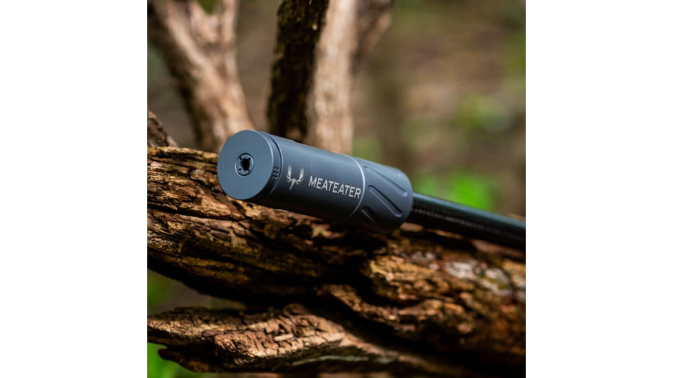 Banish HNT Meateater TI DTM .300 Remington Ultra Magnum Suppressor, 5/8x24, 1.73x5.85in, Sniper Gray, 100000111320