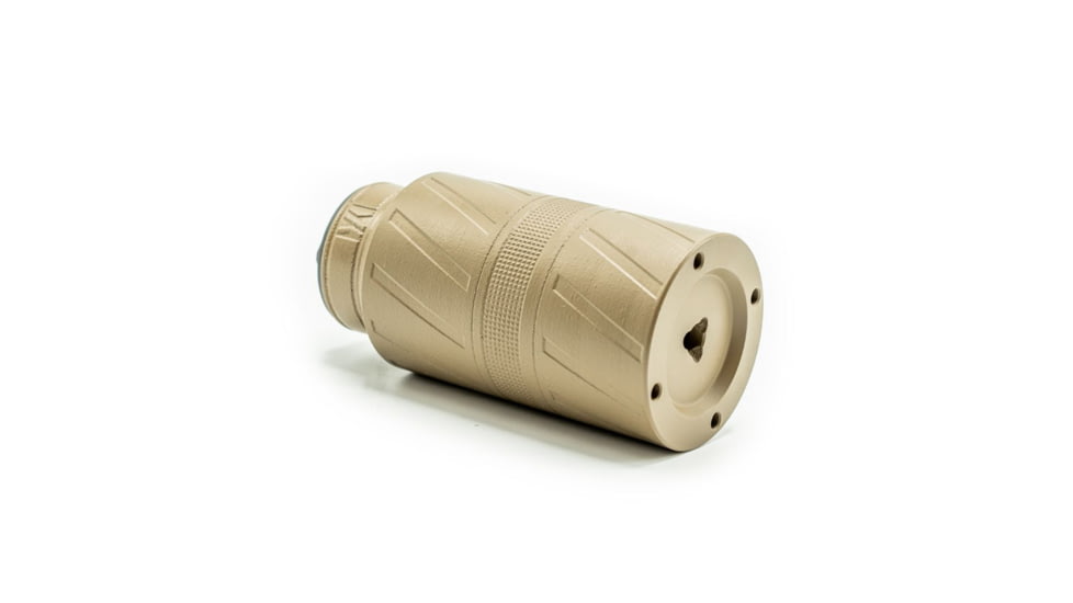 Banish TAC Speed K Inconel DTM 5.56x45mm NATO Suppressor, 1/2x28, 2x4in, FDE, 100000111332
