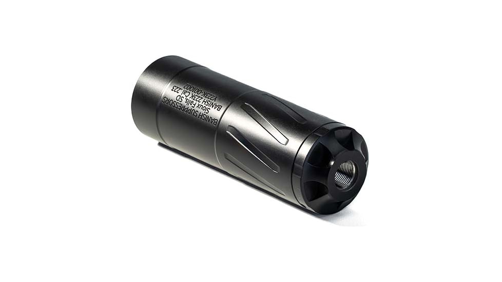 Banish Varmint .223K TI .223 Remington Suppressor, 1/2x28, 1.5x6.7 in, Black, 100000111534