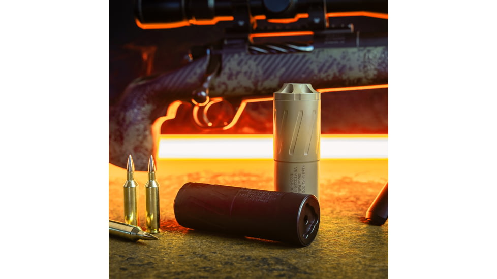 Banish Varmint .223K TI .223 Remington Suppressor, 1/2x28, 1.5x6.7 in, Black, 100000111534