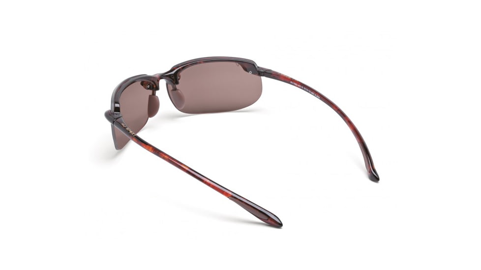 Maui Jim Banyans Sunglasses w/ Tortoise Frame and Maui Rose Lenses - R412-10, Back View
