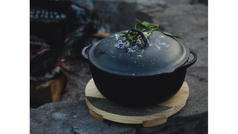 Barebones 8 Qt Cast Iron Lid, 12in, CKW-311