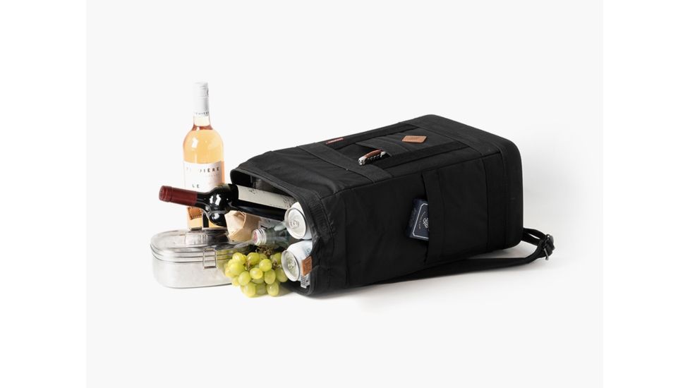 Barebones Backpack Cooler, 20 cans/ 17.5 L, Black, CLR-716