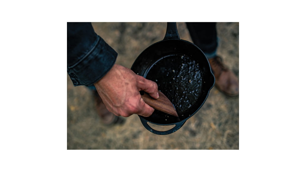 Barebones Cast Iron Scraper Walnut