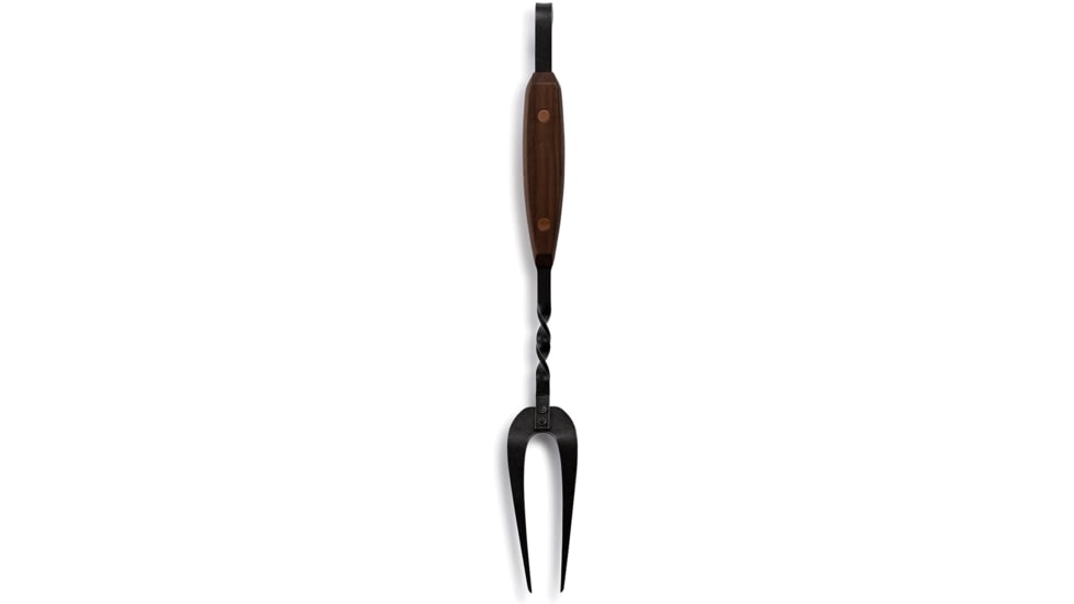 Barebones Cowboy Grill Carving Fork, Stainless Steel, Natural Walnut, CKW-468