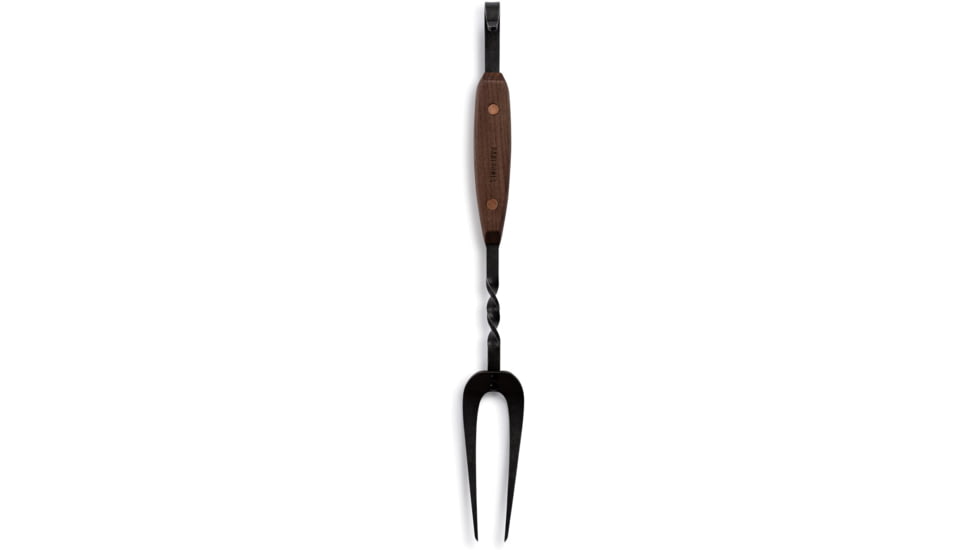 Barebones Cowboy Grill Carving Fork, Stainless Steel, Natural Walnut, CKW-468