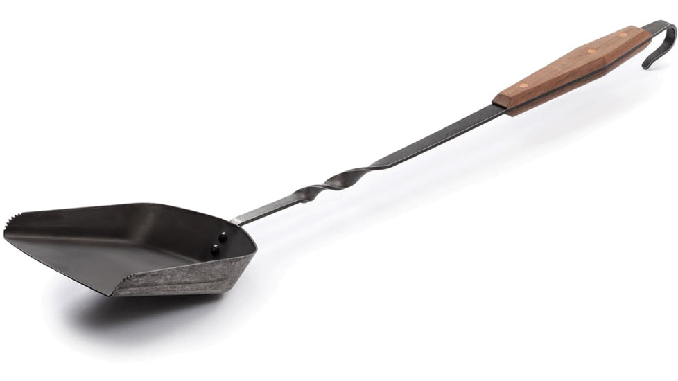 Barebones Cowboy Grill Coal Shovel, Stainless Steel, Natural Walnut, CKW-465