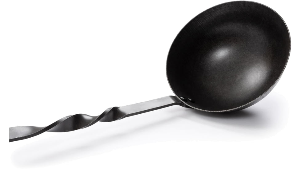 Barebones Cowboy Grill Ladle, Stainless Steel, Natural Walnut, CKW-464