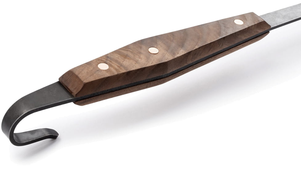 Barebones Cowboy Grill Ladle, Stainless Steel, Natural Walnut, CKW-464