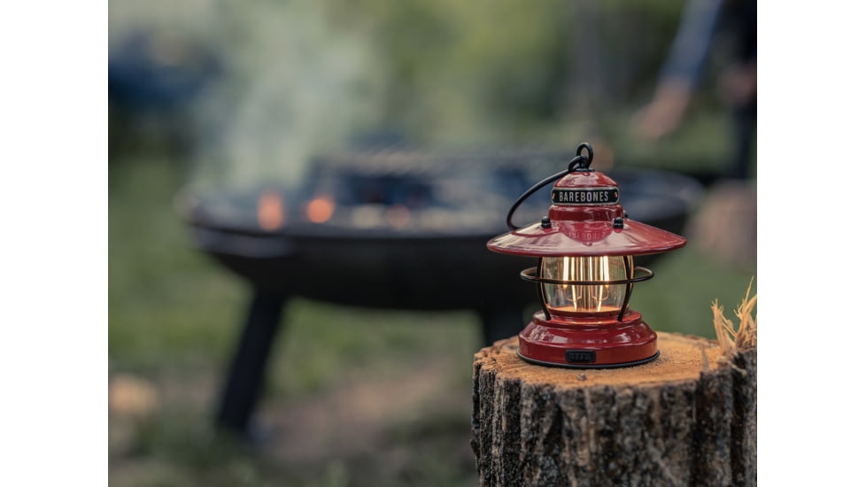 Barebones Edison Mini Lantern, Red, LIV-274