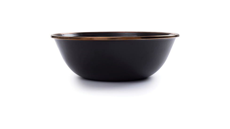 Barebones Enamel Bowl Set Charcoal