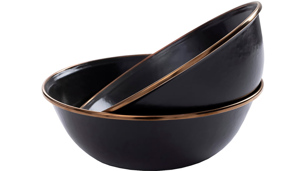 Barebones Enamel Bowl Set, Charcoal, CKW-340