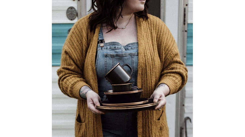 Barebones Enamel Espresso Cup Set