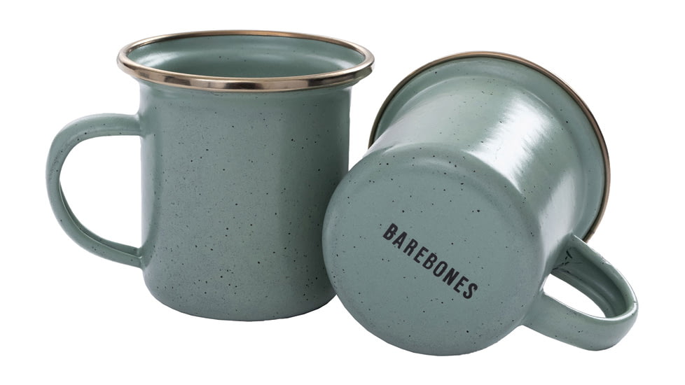 Barebones Enamel Espresso Cup Set, Mint, CKW-429